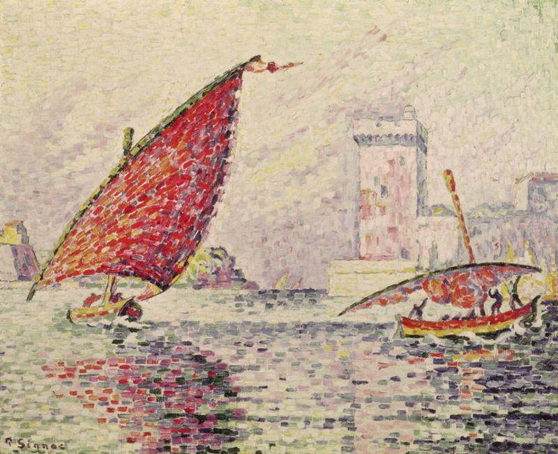 Paul Signac Fort Saint-Jean, Marseilles oil painting image